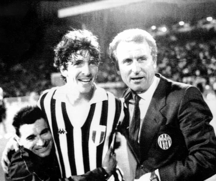 Con Paolo Rossi nella finale di Coppa dei Campioni vinta nel 1985 (Archivio Rcs)